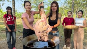 Потрясающая жареная во фритюре свинина, тушенная с рисом | рецепт стир-фрая.