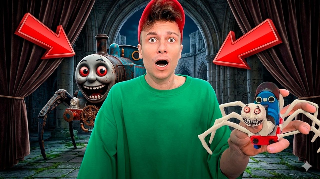 ПАРОВОЗИК ТОМАС.ЕХЕ И ЧУ ЧУ ЧАРЛЬЗ ИЗ ПЛАСТИЛИНА В 3 НОЧИ - МЫ НЕ ОЖИДАЛИ ТАКОГО!