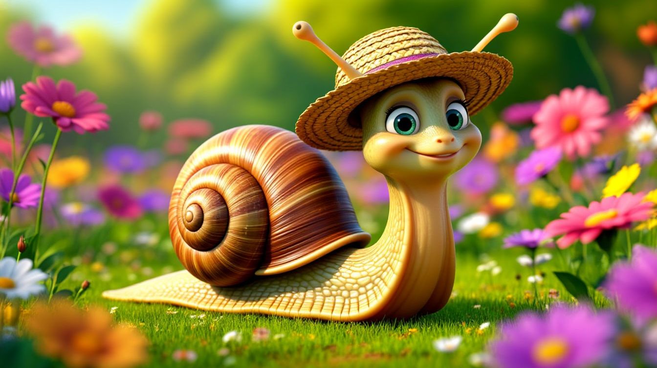 Кузнечик Денди и улитка Оливия. Сказка. Мультик.