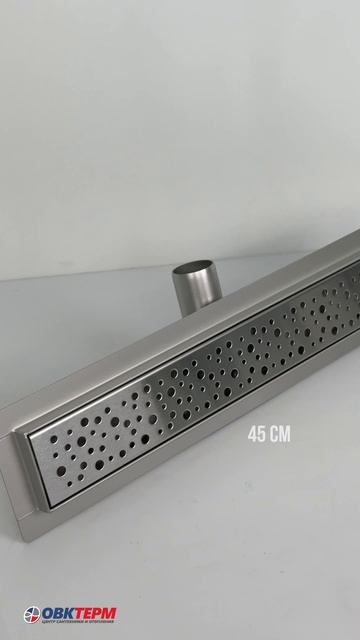 Трап-лоток 45 см нерж (сухой + гидрозатвор) TIM BAD414502 (1шт/4шт упак)