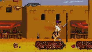 [SMD] Disney’s Aladdin (1993) [RetroArch - ядро Genesis Plus GX Wide]