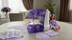 Бытовая мини швейная машина D717 (цв. фиолетовый)