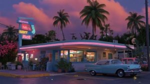 ＢＡＣＫ　ＴＯ　１９８５ [ Synthwave - Retrowave - Dreamwave Mix ] ｜ Retro Diner Vibes-(1080p24)