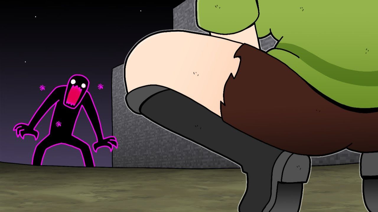 Появление эндерменов | майнкрафт аниме