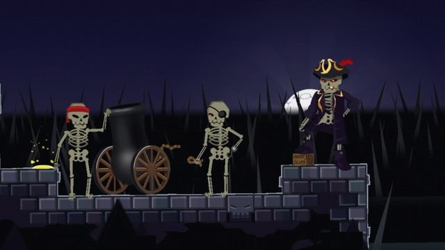 Кто давно мечтал пройти Skeletal Shenanigans? Вот сник моего уровня! Это упрощённая версия уровня!