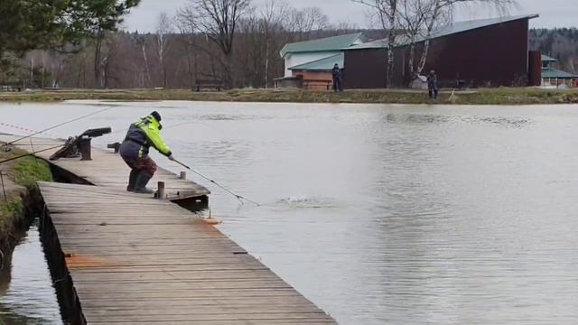 поимка форели на спиннинг