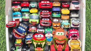 Мультики про Машинки детям. Машинки в коробке едут в аквариум.Веселые спуски. Мультики для малышей