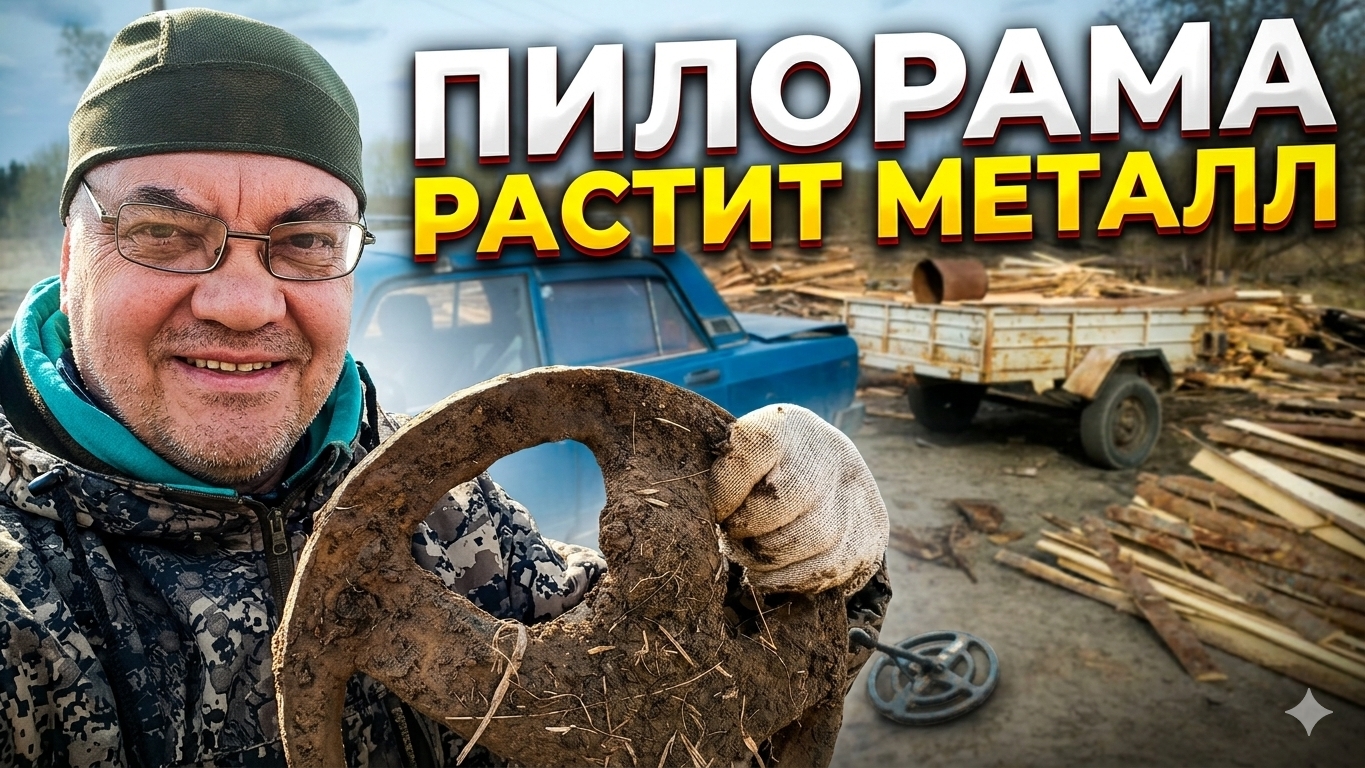 А Ведь реально Пилорама Растит Металлкоп с quest x5 id Maxx на Пилораме!!!