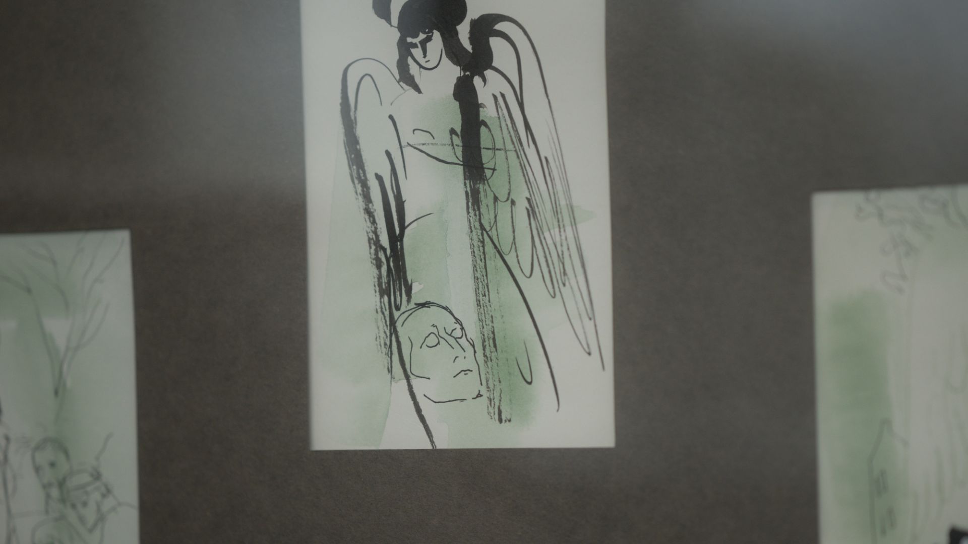 На открытии выставки 