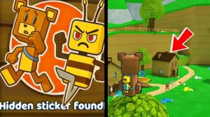 прохождение секретной наклейки в Super Bear Adventure!