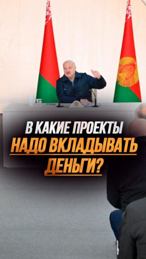 Лукашенко ответил критикам: Думали, будут шальные деньги! // «Один район – один проект» #shorts