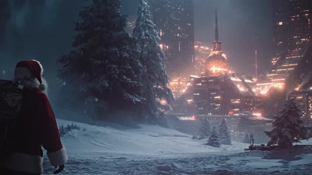 Merry Blade Runner ｜ Cosy Cyberpunk Christmas Music for Sleep