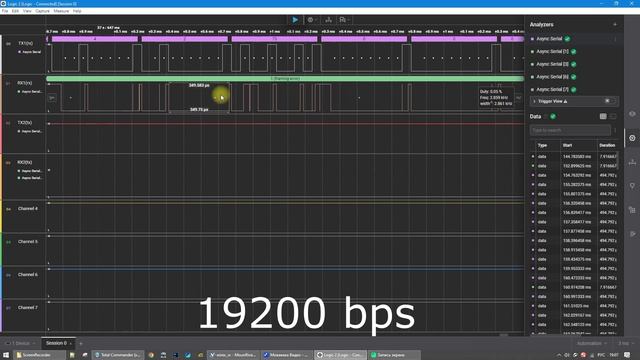 Модули связи H34S и H3V3E 315МГц. Часть 1. Тест скорости