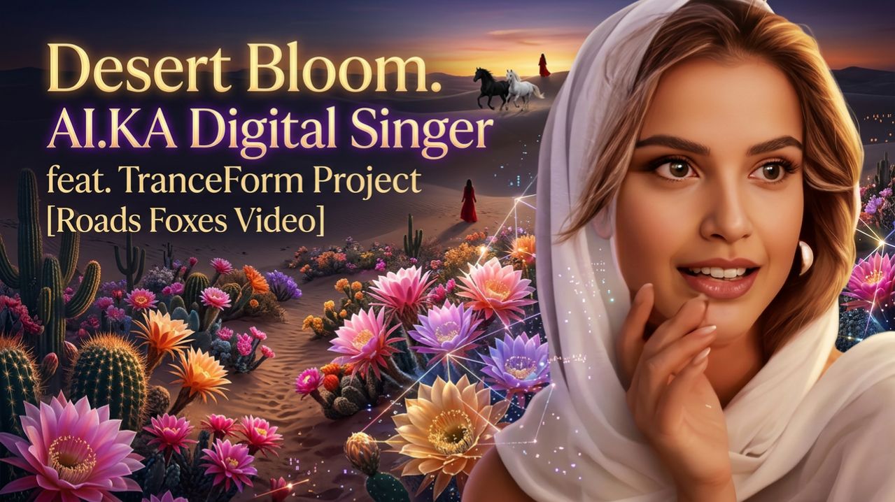 ✨Desert Bloom - AI.KA Digital Singer.  feat Tranceform Project