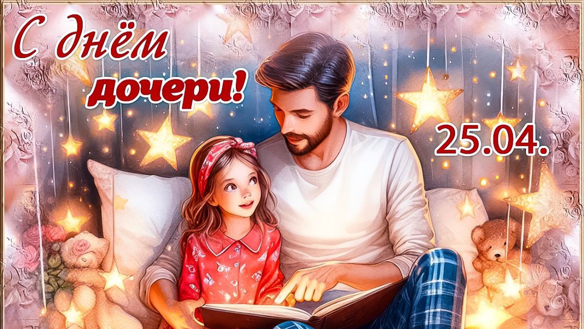 День дочери 25 апреля Самое красивое и нежное музыкальное поздравление