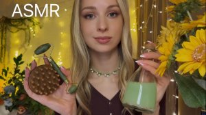 [АСМР] МАССАЖ Лица и Головы 🤗 Успокою ТЕБЯ 💛 Шум Дождя 🌧️