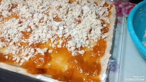 Готовлю выпечку к чаю, песочное тесто и абрикосовое варенье, дёшево и вкусно.