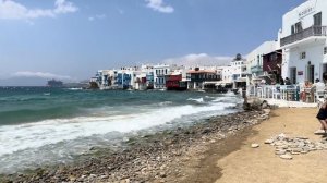 Миконос греческий остров солнце море и атмосфера лета прогулка по городу ✨