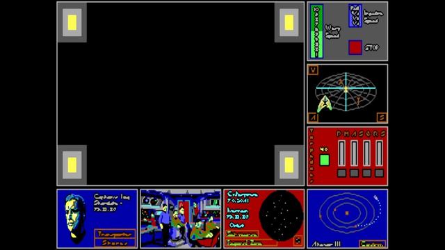 Star Trek Rebel Universe (1987) [MS-DOS] [EGA]