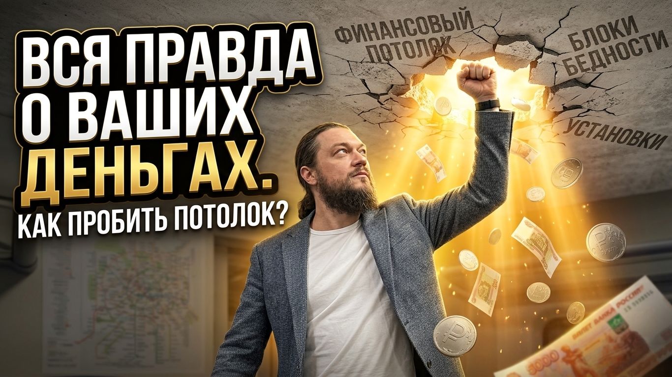 Как навсегда пробить финансовый потолок: техники для 99% людей, которые нужно внедрить прямо сейчас