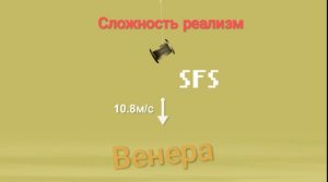 Сфс/спейс флайт симулятор Венера реализм