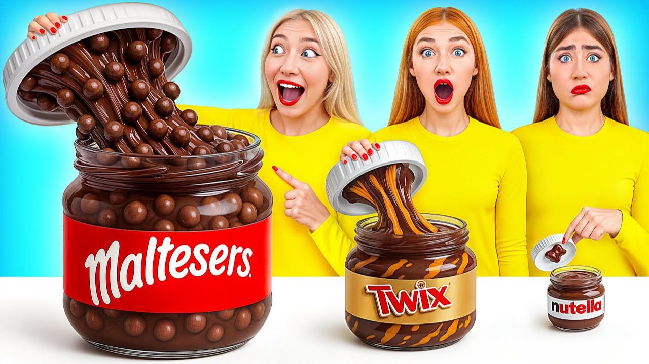 Большая, Средняя или Маленькая тарелка Челлендж # Кулинарная битва с Секретными Гаджетами с Candy DO