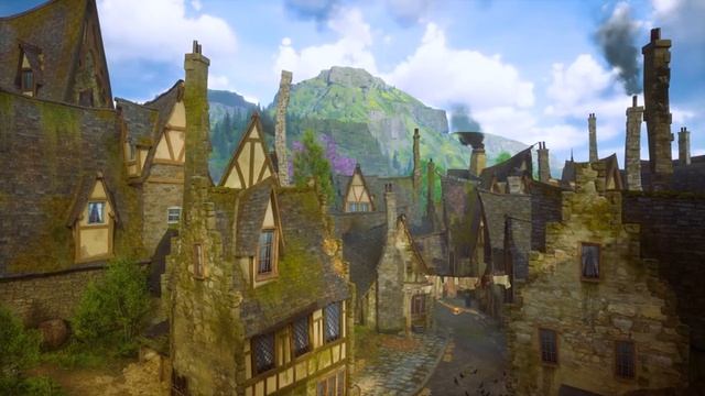 📹 Hogsmeade Weekend Escape 🍂 Cozy Village Life & Magical Relaxation | Harry Potter Ambience