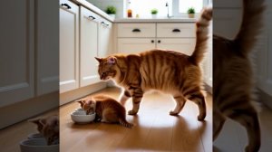 Котята🐱 Завтрак котят