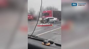 В Рязанской области столкнулись легковушка и «ГАЗель»