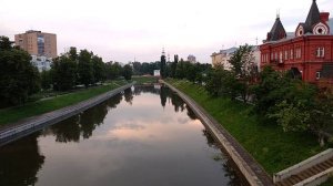 1222 10.06.2021 г Орёл, Орлик Александровский подвесной мост Богоявленский собор Михаила Архангела