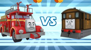 Паровозик Томас. Сегодня на гоночной трассе побеждает  паровозик Флин. Для детей.  ч 23