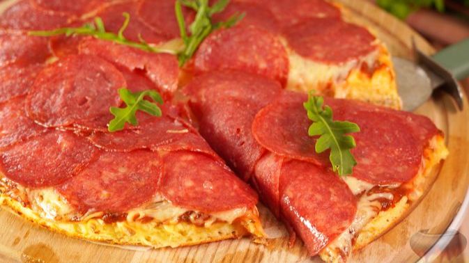 БЫСТРАЯ ПИЦЦА ИЗ ТВОРОЖНОГО ТЕСТА