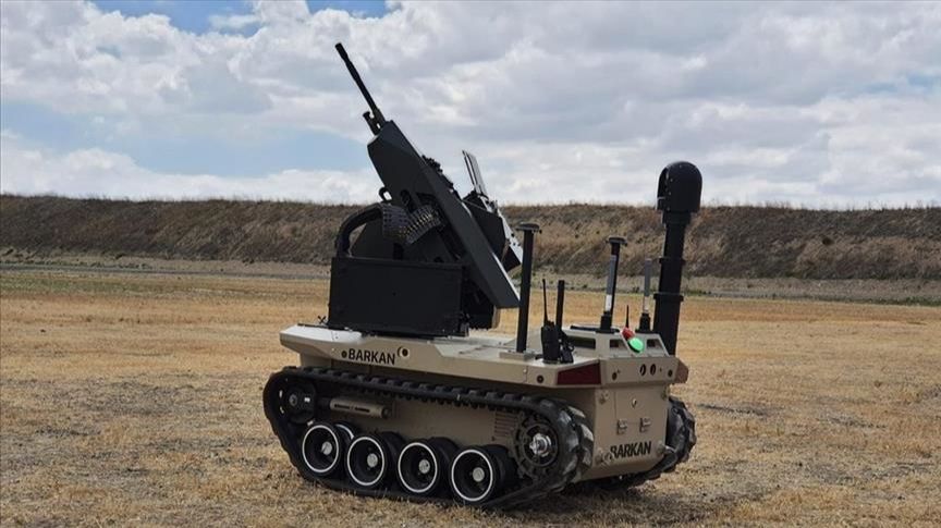 Состязания военных роботов. Ракета от града. Мощная батарея.