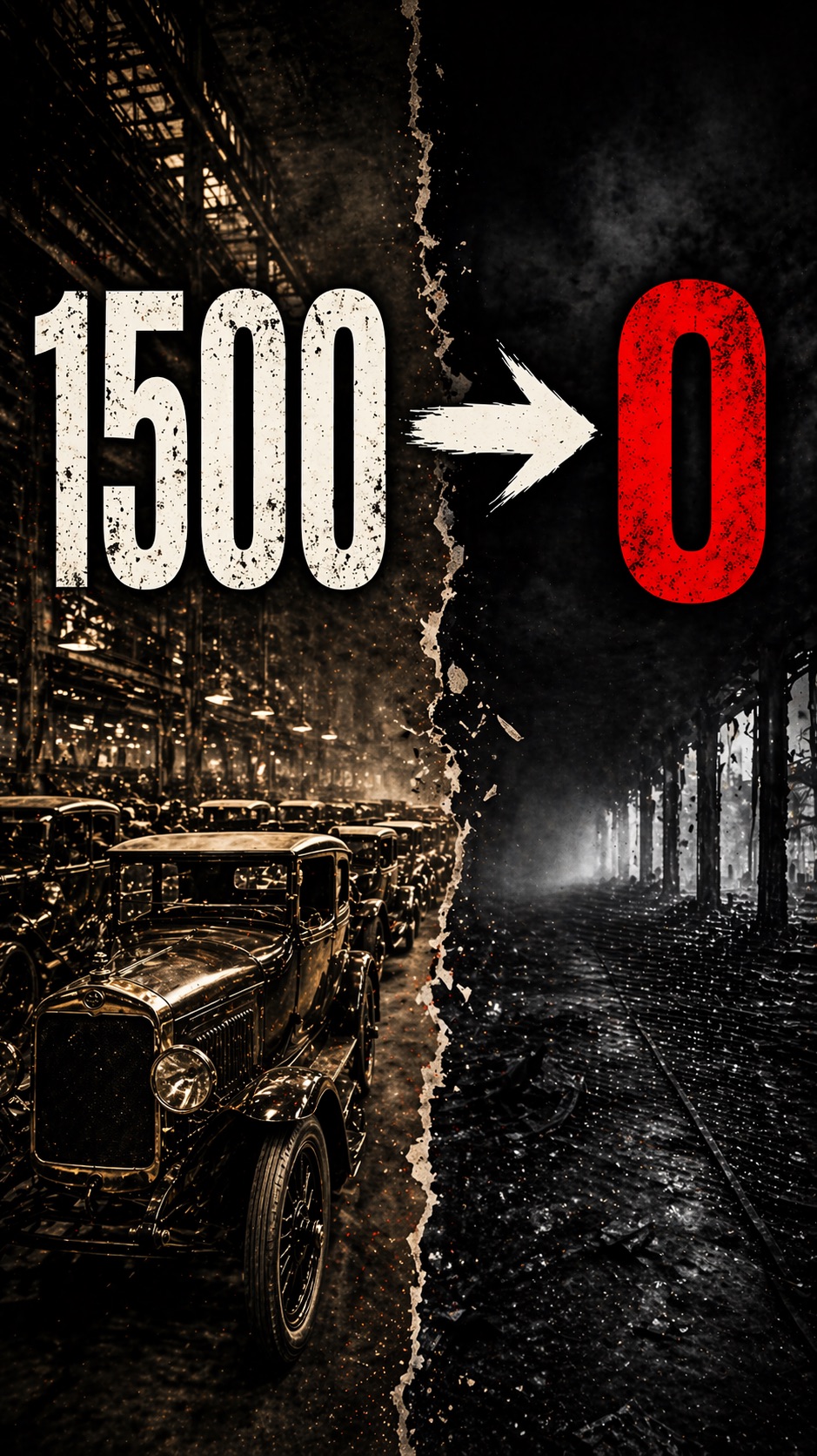 Как 1500 автокомпаний превратились в ноль