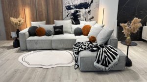 Угловой Диван НЭКСИС с креслом от фабрики дизайнерской мягкой мебели ДИВАНОФФ27