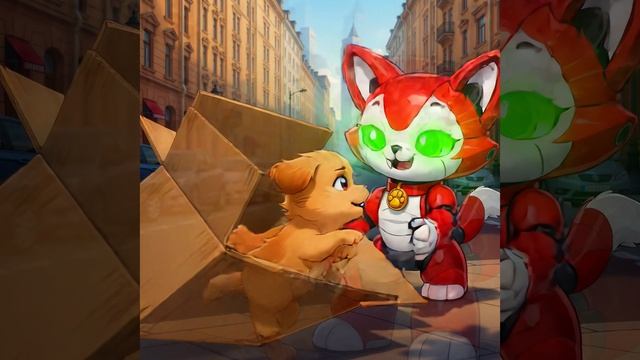 Что было ВНУТРИ коробки?! 😱 Мурбот не ожидал…🐾❤️