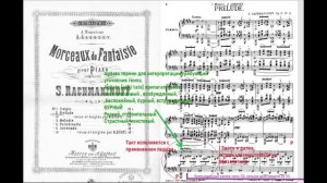 Часть 2. Работа с нотным текстом Прелюдии (до-диез минор) Рахманинова, С