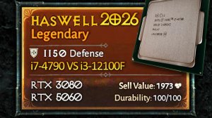 ЛЕГЕНДАРНЫЙ тест i7-4790 | DDR3 in 2026 | i3-12100F vs i7-4790