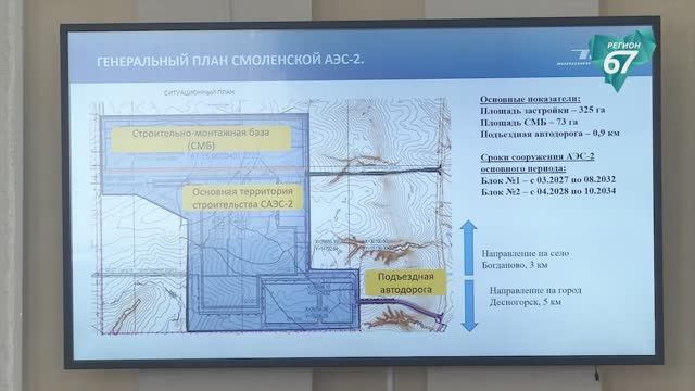 На Смоленщине дан старт строительству второй очереди АЭС