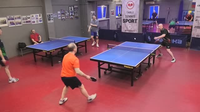 Чирков А. (749) - Садовников И. (608) 21.04 настольный теннис 400+ ЛИГИ турнир СПб