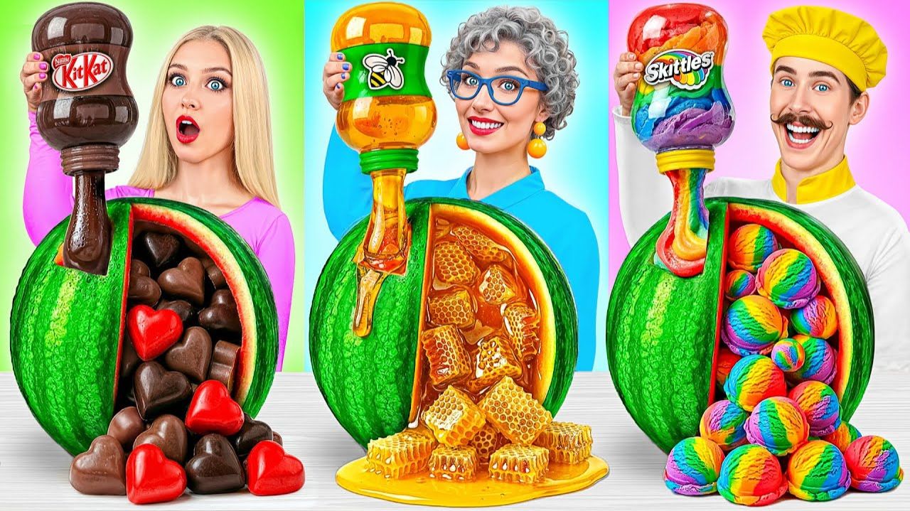 Кулинарный Челлендж# Я против Бабушки # Потрясающая Кулинарная Битва от Candy DO