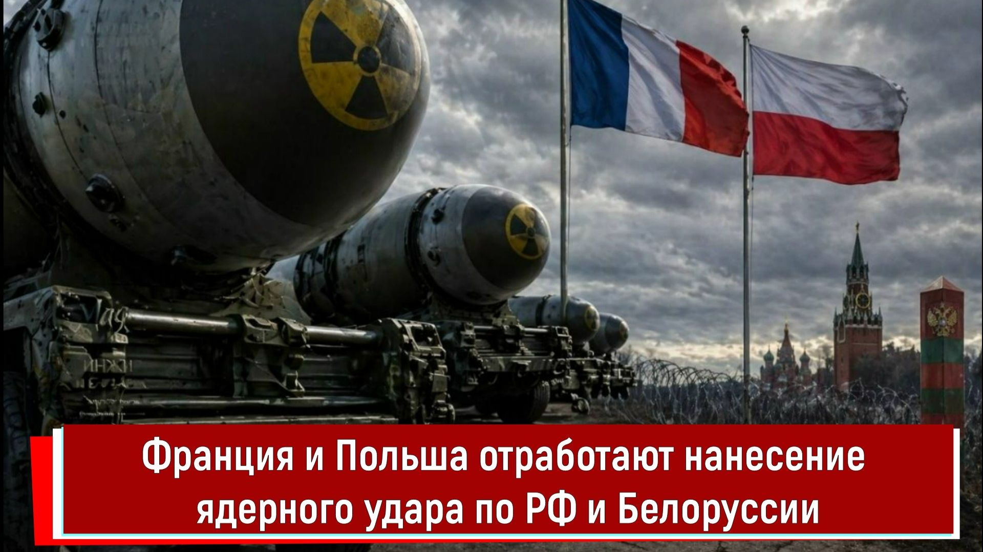 Франция и Польша отработают нанесение ядерного удара по РФ и Белоруссии