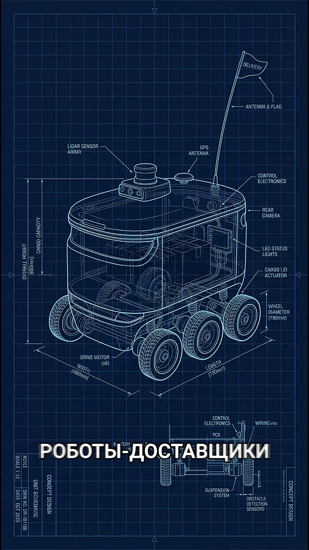 Роботы-доставщики // Малвид
