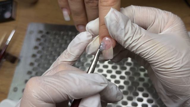 Процесс работы/ коррекции наращивания / что скрывается за покрытием?