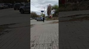 на прогулке