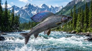 Охота и Рыбалка 2026 в Тайге КАЖДЫЙ ЗАБРОС ХАРИУС!!! Обманки на Хариуса Муха Мушки Тайга Сибирь 24