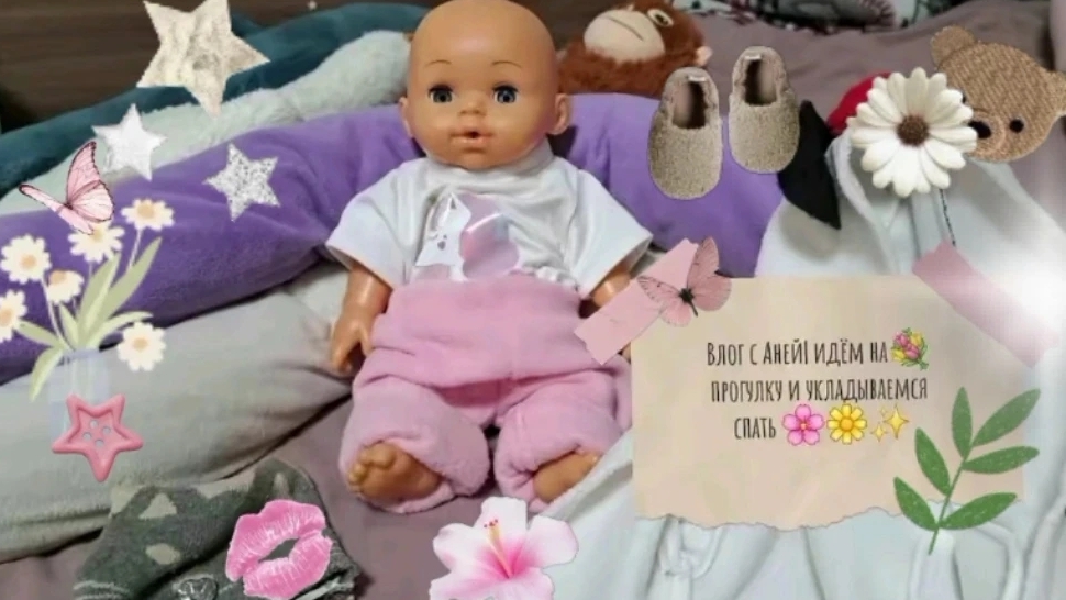 влог с Аней| мини прогулочка🌸💐