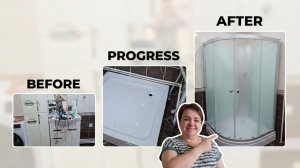 Собрали и установили душевую кабинку