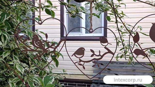 Подвесное украшение ВЕСЕННИЙ ВОРОБЫШЕК металл 17 см FZ3001560-3