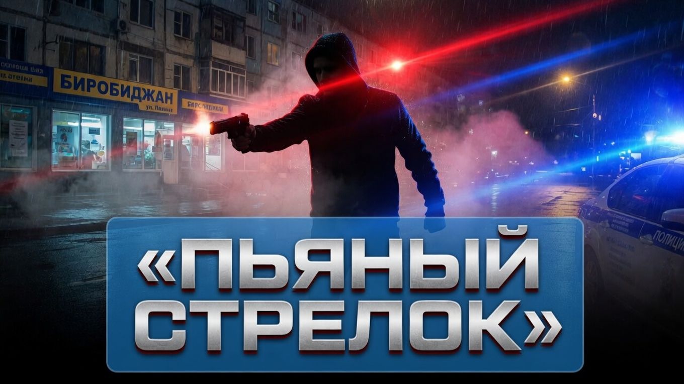 БИРОБИДЖАН В ШОКЕ Пьяный идиот угрожал полиции оружием